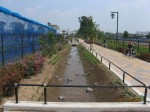 Walking trail along the Nobidome Canal